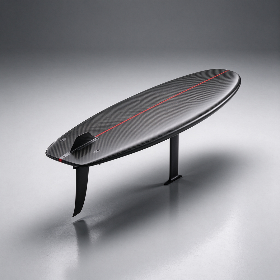 Midnight Carbon Electric Foil Board - product view 1